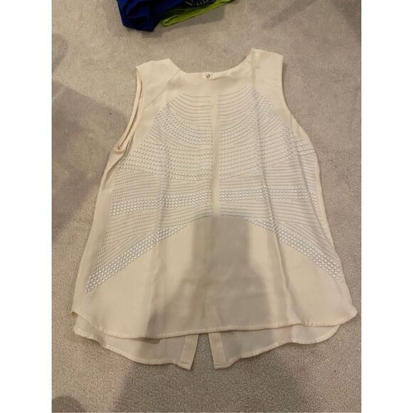 A.L.C. White Ascher Studded Tank Top/Cami sz SMALL - Picture 1 of 5